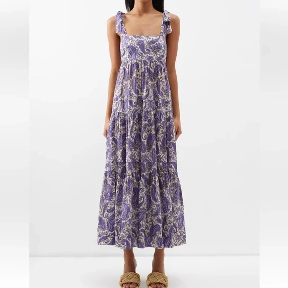 Zimmermann Devi Tie Shoulder Dress - Picture 3 of 13